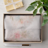 Cute Watercolor Bunny with Flowers 薄葉紙 (ギフト)