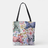 Cute Watercolor Chihuahuas – Colorful Dog Tote Bag トートバッグ (裏面)