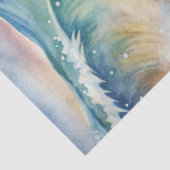 Cute Watercolor Crab on Beach Decoupage 薄葉紙 (詳細)