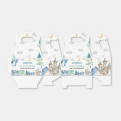 Cute Watercolor Dragon Birthday Favor Box フェイバーボックス (折り畳みなし)