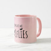 Cute Watercolor Giraffe マグカップ (正面右)