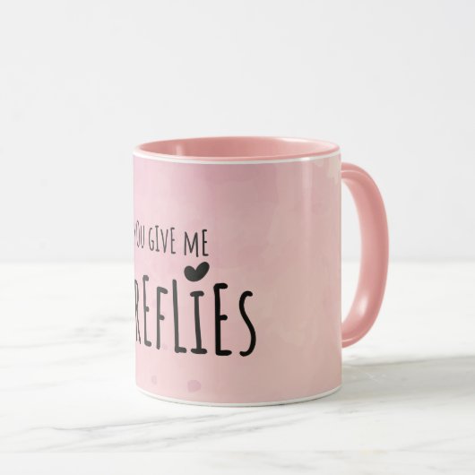 Cute Watercolor Giraffe マグカップ (正面右)