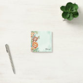 Cute Watercolor Jungle Friends Custom Sticky Notes ポストイット (オフィス)