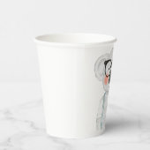 Cute Watercolor Koala with Glasses 紙コップ (右)