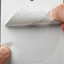 Cute Watercolor Sloth & Pink Bike Sticker ラウンドシール