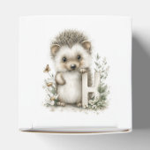 Cute Watercolour Baby Animals Alphabet Hedgehog フェイバーボックス (上部)