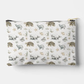 Cute Watercolour Ocean Baby Animals アクセサリーポーチ (裏面)