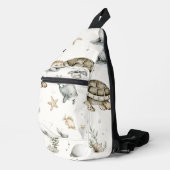 Cute Watercolour Ocean Baby Animals  スリングバッグ (右コーナー)