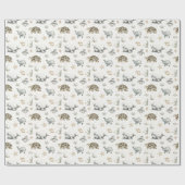 Cute Watercolour Ocean Baby Animals  ラッピングペーパー (フラット)