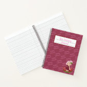 Cute Watermelon Chibi Journal Spiral Notebook ノートブック (内部)