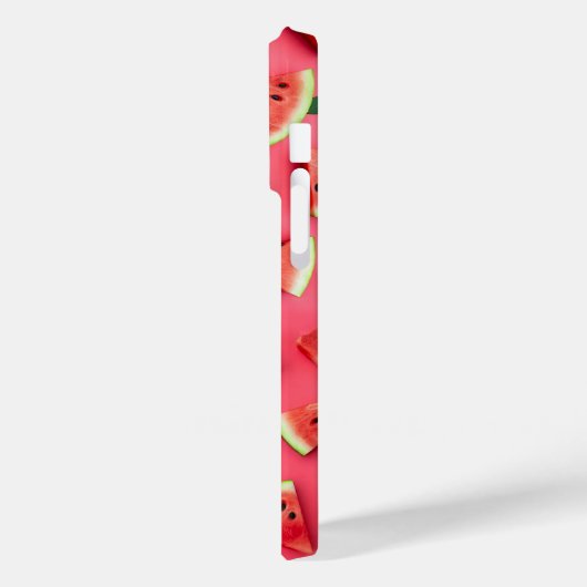 Cute Watermelon Fruit Pattern Pink iPhone Case Case-Mate iPhoneケース (裏面 / 左)