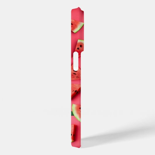 Cute Watermelon Fruit Pattern Pink iPhone Case Case-Mate iPhoneケース (裏面 / 右)
