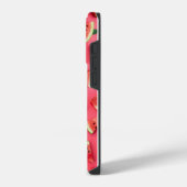 Cute Watermelon Fruit Pattern Pink iPhone Case iPhoneケース (左側面)