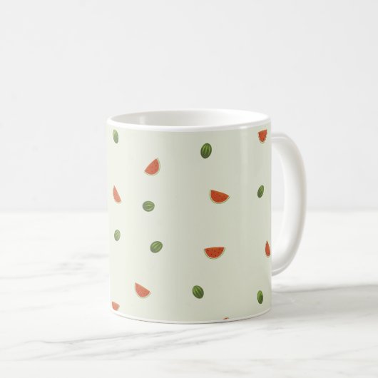 Cute watermelon Mug  コーヒーマグカップ (正面右)