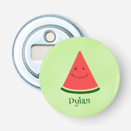 Cute Watermelon Personalized Button Bottle Opener 栓抜き