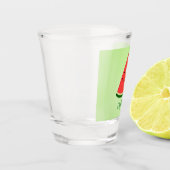 Cute Watermelon Summer Personalized Shot Glass  ショットグラス (左)
