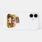 Cute Weasel Strawberry iPhone Case – Kawaii 16ケース (裏面横)