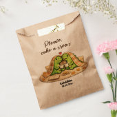 Cute Wedding フェイバーバッグ (封をした状態)