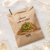 Cute Wedding フェイバーバッグ (クリップ留めされた状態)