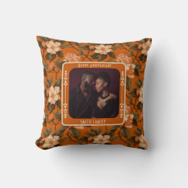 Cute Wedding Golden Anniversary  Throw Pillow  クッション