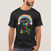 Cute Welcome Back To School First Day Of School Te Tシャツ (正面)