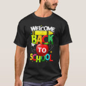 Cute Welcome Back To School  Student Teacher Women Tシャツ (正面)