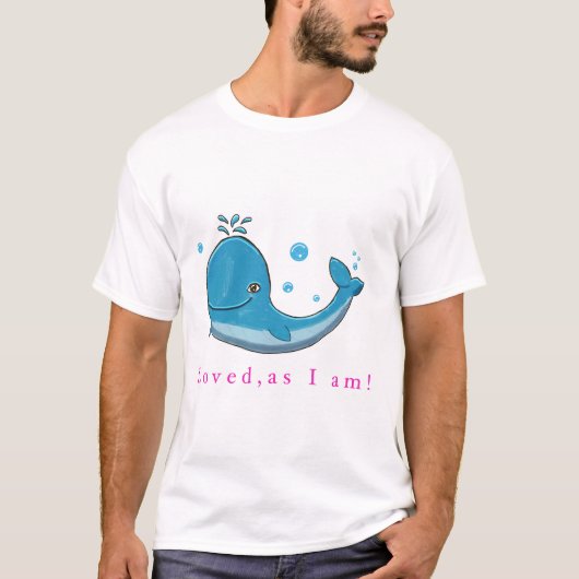 Cute whale  tシャツ (正面)
