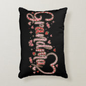 Cute, whimsical and warm Grandma Accent Pillow アクセントクッション (正面(垂直))