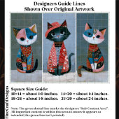 Cute Whimsical Boho Cat Set, Pastel EV6R Decoupage 薄葉紙