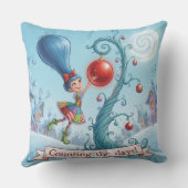 Cute Whimsical Christmas Counting the days - クッション (裏面)