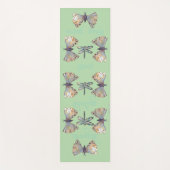 Cute Whimsical Dragonfly Butterfly Maureen Girard ヨガマット (正面)