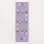 Cute Whimsical Dragonfly Butterfly Maureen Girard ヨガマット (裏面)