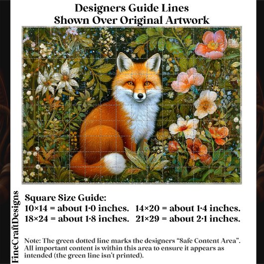 Cute Whimsical Forest Fox, Flowers ET9L Decoupage  薄葉紙