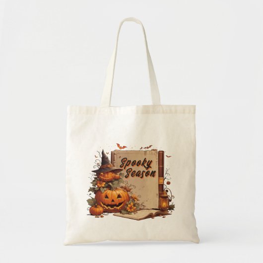 Cute Whimsical Halloween Spooky Season トートバッグ (正面)