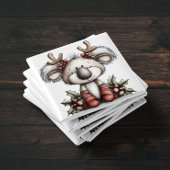 Cute Whimsical Koala Christmas Magnet マグネット