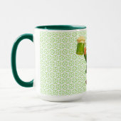 Cute/whimsical leprechaun Saint Patrick's Day  マグカップ (左)