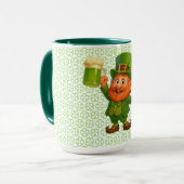 Cute/whimsical leprechaun Saint Patrick's Day  マグカップ (正面左)