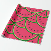 Cute Whimsical Watermelon Slices Pattern  ラッピングペーパー (アンロールド)