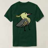 cute whistling heron tシャツ (デザイン正面)