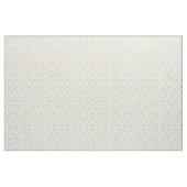 Cute White Daisy Floral Pattern for Sewing, Crafts ファブリック (ヤード)