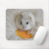Cute White Dwarf Hamster Pet マウスパッド (マウス)