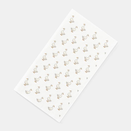 Cute White Goose Pattern (コーナー)