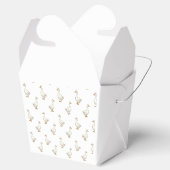 Cute White Goose Pattern フェイバーボックス (オープン)
