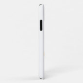 Cute White Kitten on Moon iPhone / iPad case Case-Mate iPhoneケース (裏面/右)