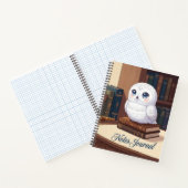 Cute White Owl Notes Journal ノートブック (内部)