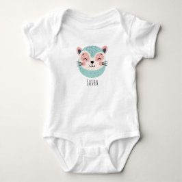 Cute White Personalized Baby Bodysuit – Adorable ベビーボディスーツ