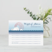 Cute White Whales Family Words of Advice Cards アドバイスカード (スタンド正面)