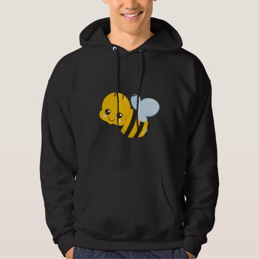 Cute Wholesome Bee Save the Bees Bumblebee パーカ (正面)