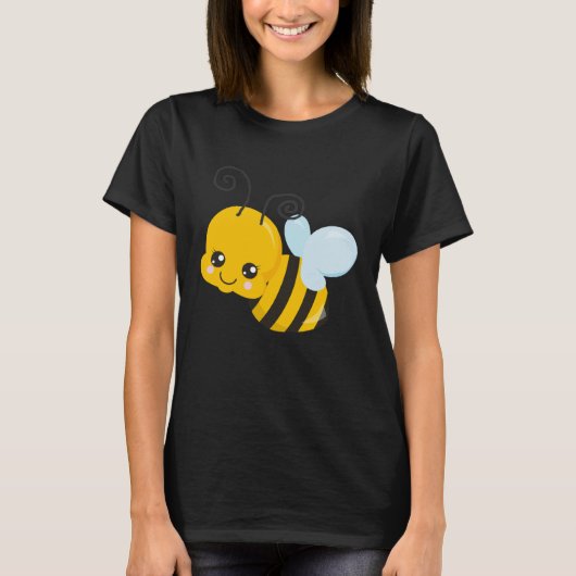Cute Wholesome Bee Save the Bees Bumblebee Tシャツ (正面)
