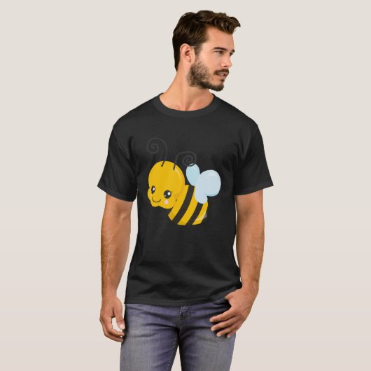 Cute Wholesome Bee Save the Bees Bumblebee Tシャツ (正面フル)